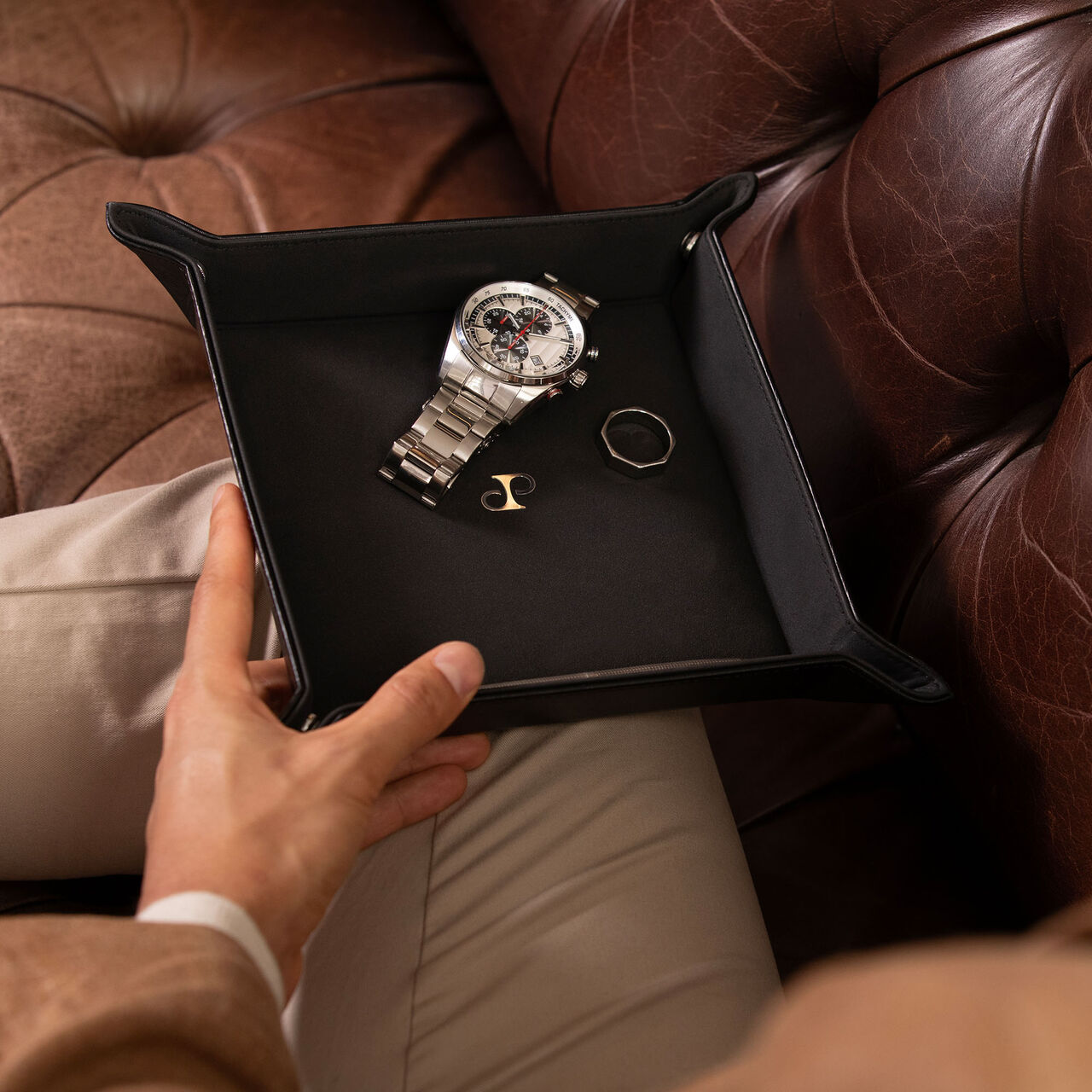 WOLF Philipp Snap Valet Tray image number 1